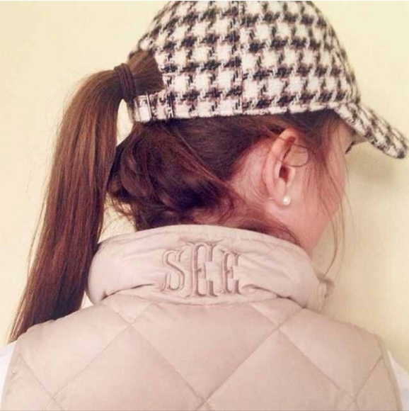 J. Crew Tweed Houndstooth Baseball Cap - Picture 5 of 6